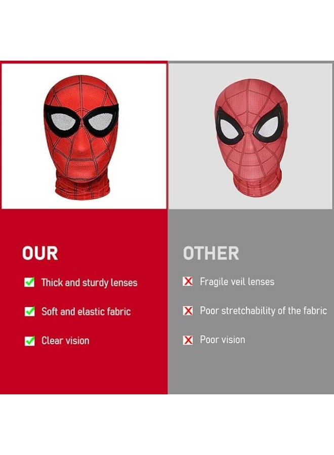 FIRST PRO Spider Superhero Mask Halloween and Costume Party Face Mask, Cosplay Carnival Accessory for Kids and Adults - Image 4